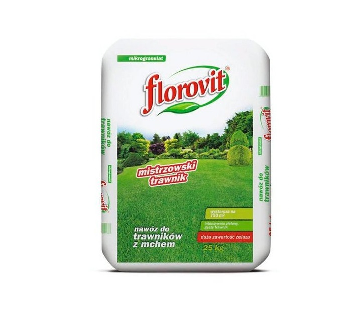 Добриво для газонів з мохом 25кг, Florovit