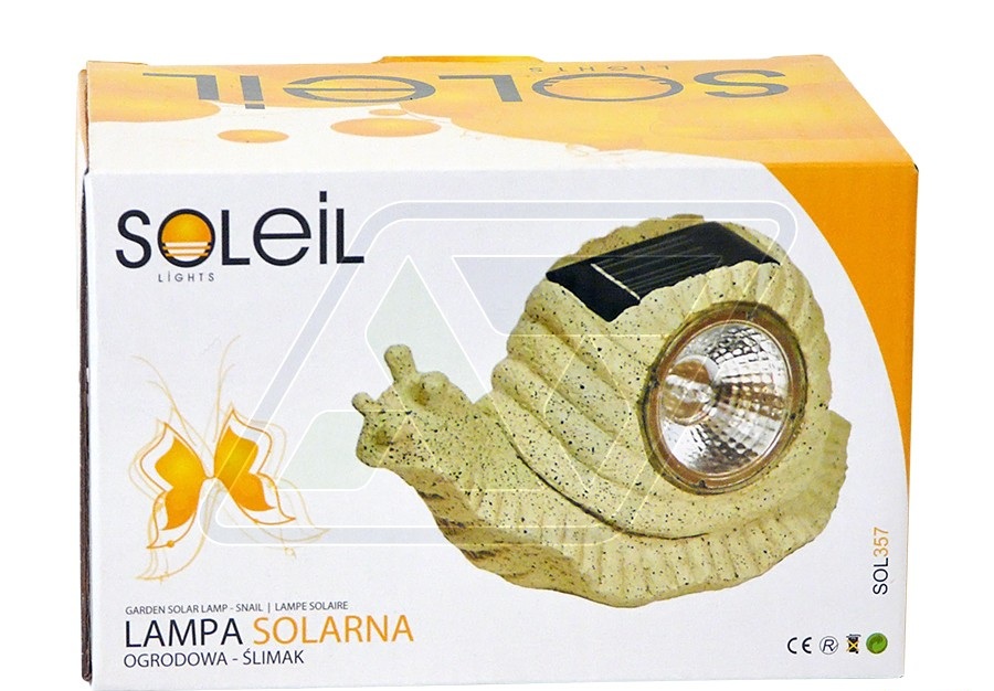 Сонячна лампа равлик Soleil 357
