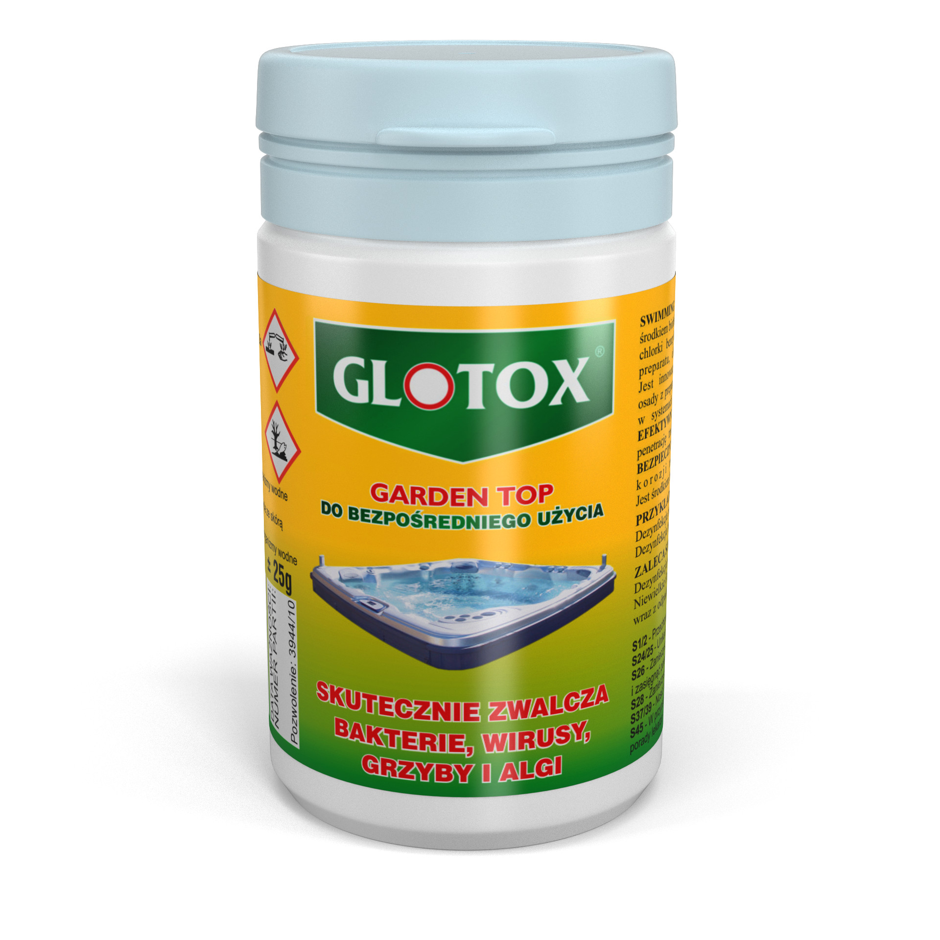 Препарат для дезінфекції Garden Top 25г, Glotox